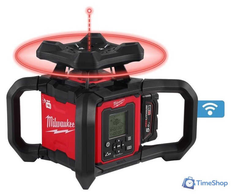Лазерный нивелир Milwaukee M18 RLOHV1200-501C 4933493204 (с 1-им АКБ, кейс) - Изображение №2 — Интернет-магазин Time-Shop
