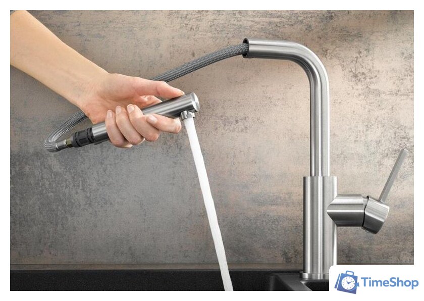 Смеситель Blanco Lanora-S-F (нержавеющая сталь) - Изображение №4 — Интернет-магазин Time-Shop