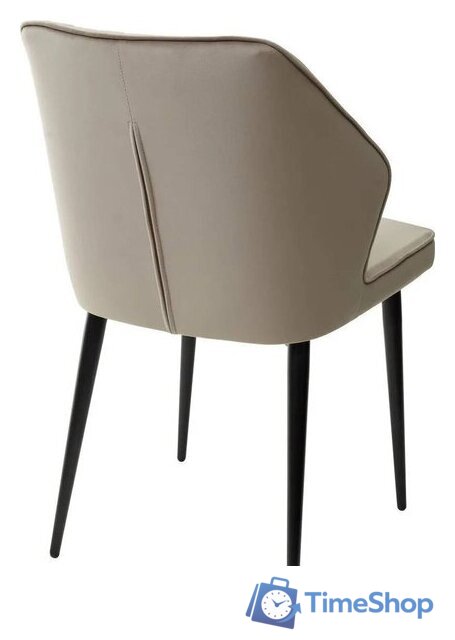 Стул M-City Seattle-V 461MC03827 (латте 25 велюр/черный) - Изображение №2 — Интернет-магазин Time-Shop