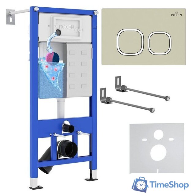 Инсталляция для унитаза Roxen StounFix Dual Fresh 966444 - Изображение №1 — Интернет-магазин Time-Shop