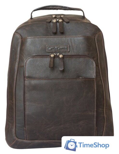 Городской рюкзак Carlo Gattini Monfestino 3034-04 (темно-коричневый) - Изображение №2 — Интернет-магазин Time-Shop