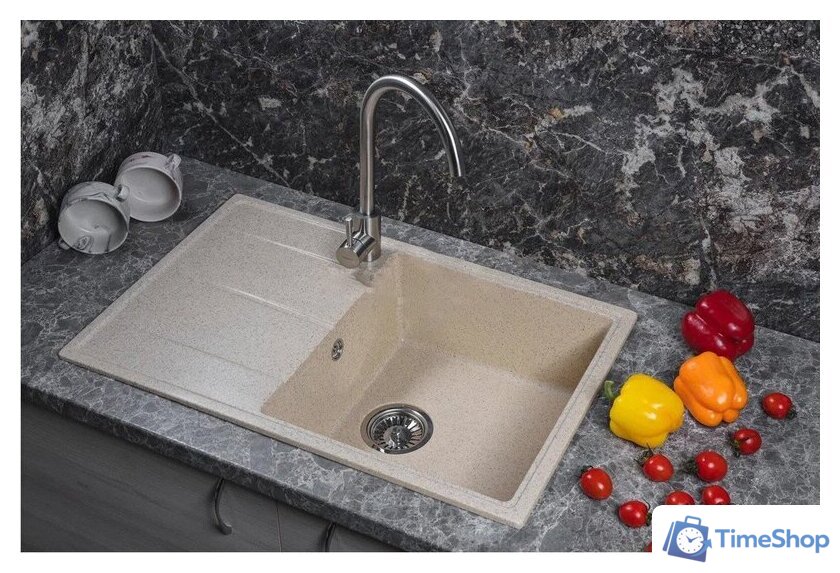 Кухонная мойка Marblan Magnum R (гранит, с сифоном) - Изображение №5 — Интернет-магазин Time-Shop