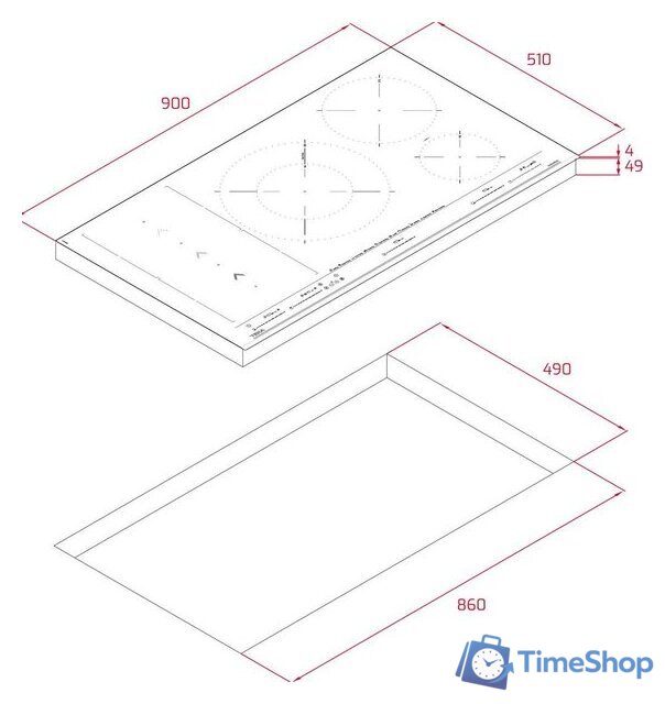 Варочная панель TEKA IBF 95-G1 MST Infinity Matt Black - Изображение №7 — Интернет-магазин Time-Shop