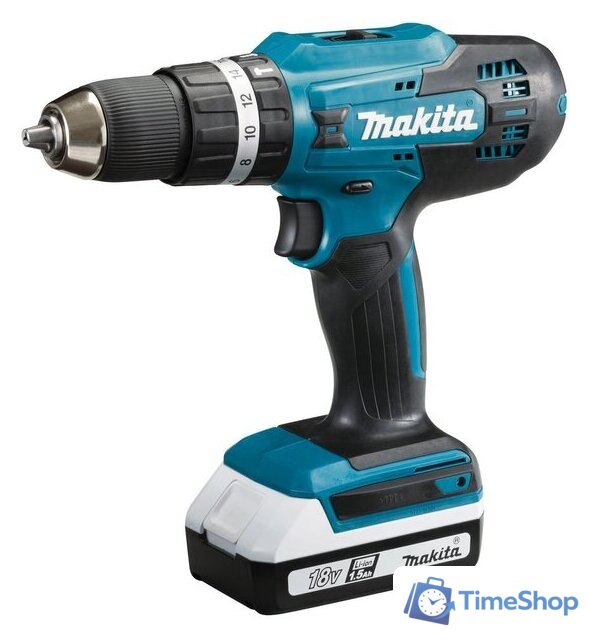 Ударная дрель-шуруповерт Makita HP488DWAE (с 2-мя АКБ, кейс) - Изображение №2 — Интернет-магазин Time-Shop