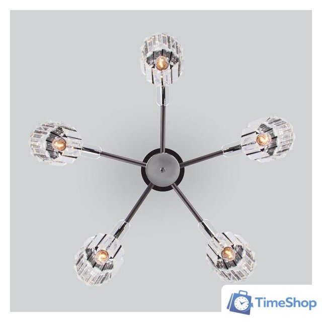 Люстра средней высоты Евросвет 70090/5 (Графит) - Изображение №4 — Интернет-магазин Time-Shop