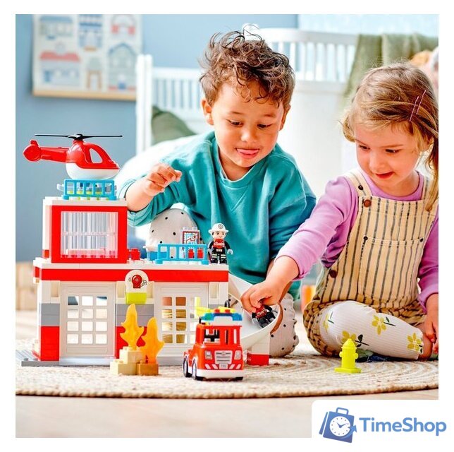 Конструктор LEGO Duplo 10970 Пожарная часть и вертолет - Изображение №4 — Интернет-магазин Time-Shop