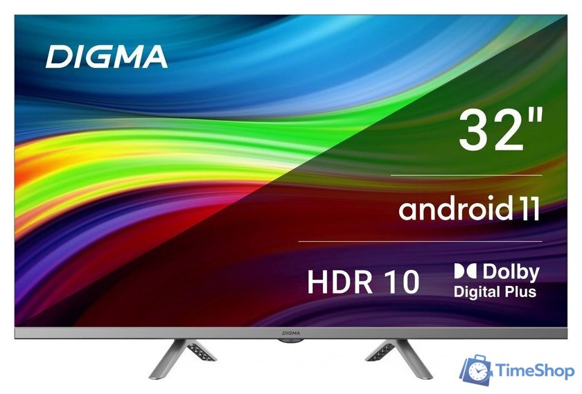 Телевизор Digma DM-LED32SBB39 - Изображение №1 — Интернет-магазин Time-Shop