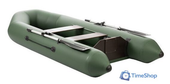 Моторно-гребная лодка Тонар Капитан 260Т (зеленый) - Изображение №4 — Интернет-магазин Time-Shop