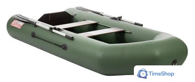 Моторно-гребная лодка Тонар Капитан 260Т (зеленый) - Изображение №3 — Интернет-магазин Time-Shop