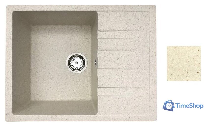Кухонная мойка БелЭворс Vega R (бежевый, без сифона) - Изображение №1 — Интернет-магазин Time-Shop