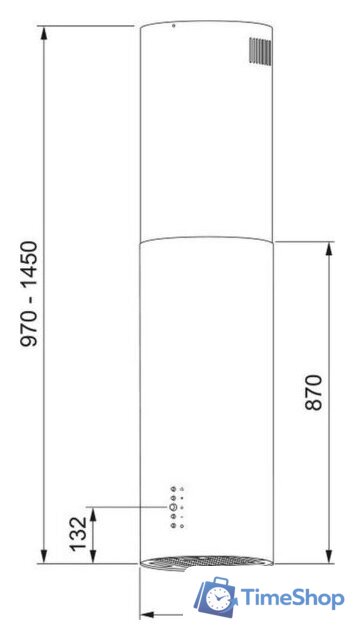Кухонная вытяжка Franke REEF 35 WH 335.0706.921 - Изображение №2 — Интернет-магазин Time-Shop