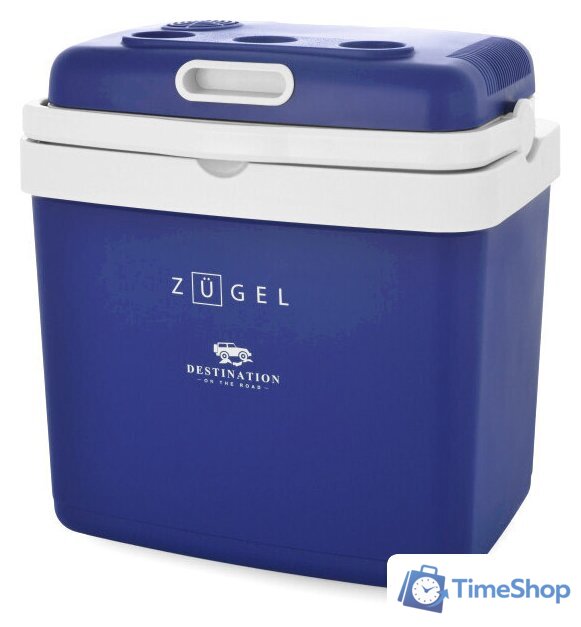 Термоэлектрический автохолодильник ZUGEL ZCR33 (синий) - Изображение №1 — Интернет-магазин Time-Shop