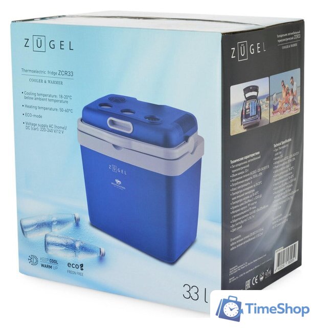 Термоэлектрический автохолодильник ZUGEL ZCR33 (синий) - Изображение №34 — Интернет-магазин Time-Shop