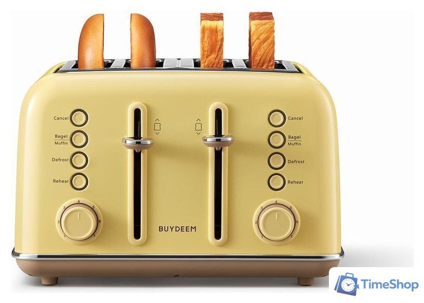 Тостер Buydeem DT640-MY Mellow Yellow - Изображение №1 — Интернет-магазин Time-Shop