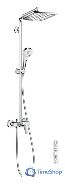 Душевая система  Hansgrohe Crometta E 240 1jet Showerpipe [27284000] - Изображение №1 — Интернет-магазин Time-Shop