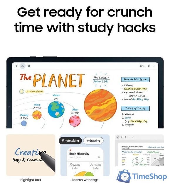 Планшет Samsung Galaxy Tab S6 Lite 2024 Wi-Fi SM-P620 4GB/64GB (мятный) - Изображение №3 — Интернет-магазин Time-Shop