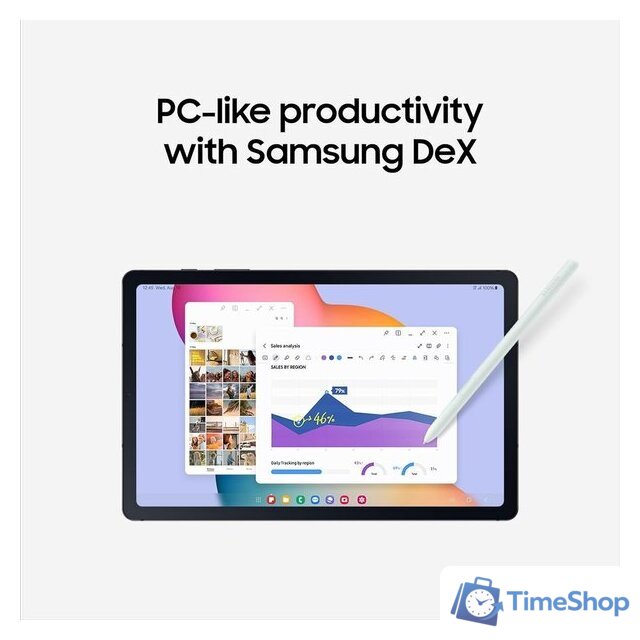 Планшет Samsung Galaxy Tab S6 Lite 2024 Wi-Fi SM-P620 4GB/64GB (мятный) - Изображение №5 — Интернет-магазин Time-Shop