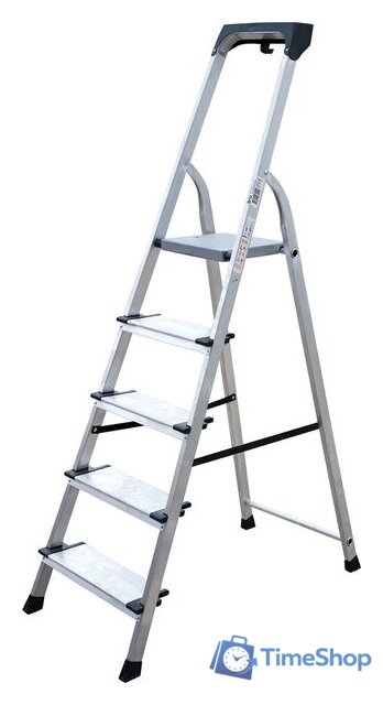 Лестница-стремянка Новая высота NV 2118 (5 ступеней) - Изображение №1 — Интернет-магазин Time-Shop