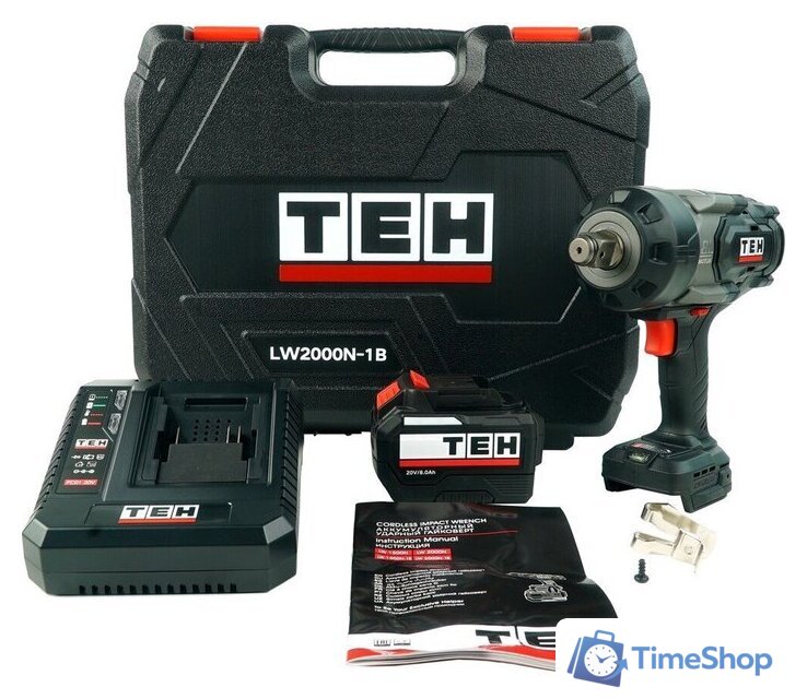 Гайковерт TEH LW2000N-1B (с 1-им АКБ, кейс) - Изображение №2 — Интернет-магазин Time-Shop