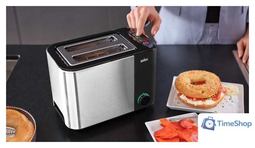 Тостер Braun HT5015BK - Изображение №10 — Интернет-магазин Time-Shop