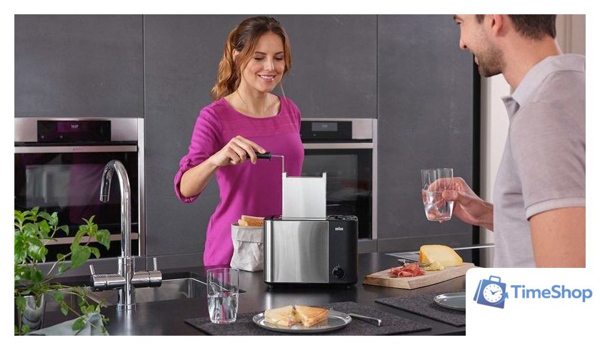 Тостер Braun HT5015BK - Изображение №11 — Интернет-магазин Time-Shop
