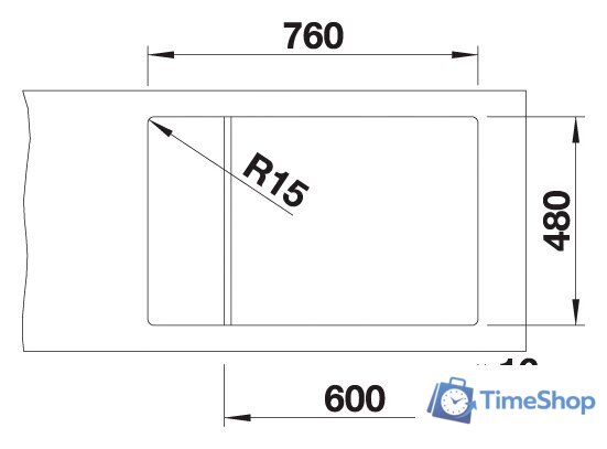 Кухонная мойка Blanco Elon XL 6 S 524844 (антрацит) - Изображение №5 — Интернет-магазин Time-Shop