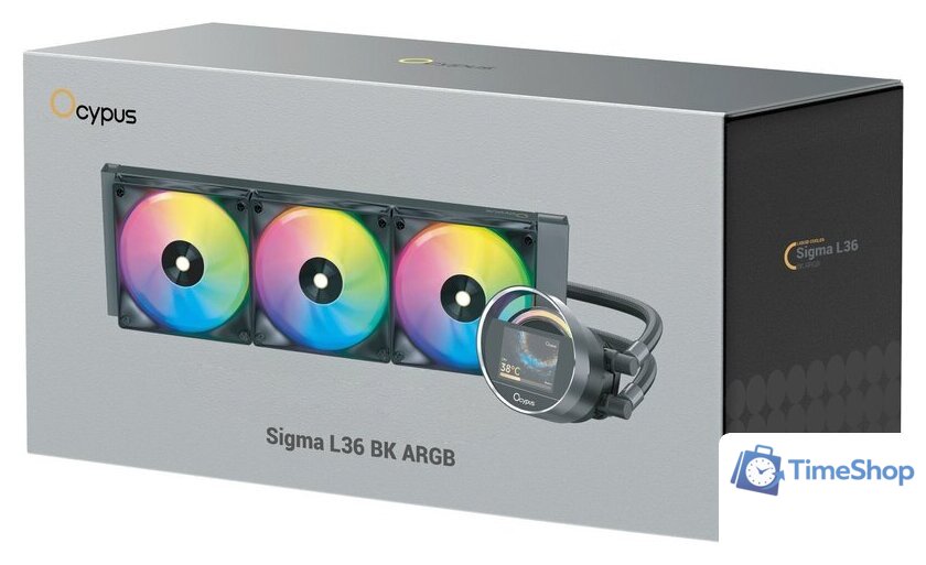 Система жидкостного охлаждения для процессора Ocypus Sigma L36 BK ARGB Sigma-L36-BK3AAWWN00X-GL - Изображение №8 — Интернет-магазин Time-Shop