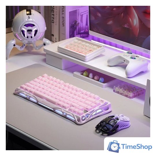 Клавиатура Gravastar Mercury K1 Special Edition Sakura Pink (GravaStar x Kailh Cherry Pink) - Изображение №12 — Интернет-магазин Time-Shop