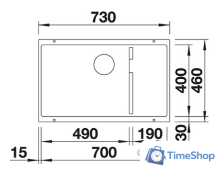 Кухонная мойка Blanco Subline 700-U Level (антрацит, корзинчатый вентиль) - Изображение №2 — Интернет-магазин Time-Shop