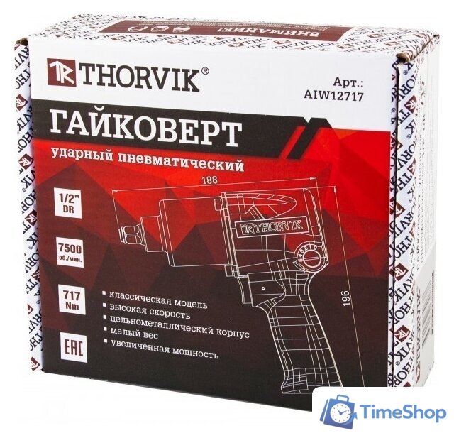 Пневматический гайковерт Thorvik AIW12717 - Изображение №3 — Интернет-магазин Time-Shop