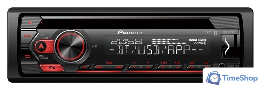 CD/MP3-магнитола Pioneer DEH-S320BT - Изображение №1 — Интернет-магазин Time-Shop