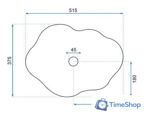Умывальник Rea Pearl U0265 - Изображение №6 — Интернет-магазин Time-Shop