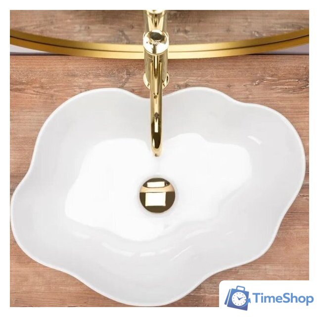 Умывальник Rea Pearl U0265 - Изображение №3 — Интернет-магазин Time-Shop