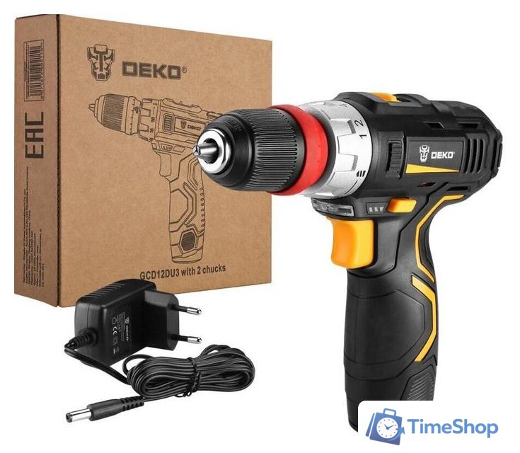 Дрель-шуруповерт Deko GCD12DU3 063-4114 (с 1-им АКБ) - Изображение №1 — Интернет-магазин Time-Shop