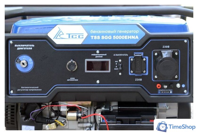 Бензиновый генератор ТСС SGG 5000EHNA - Изображение №5 — Интернет-магазин Time-Shop