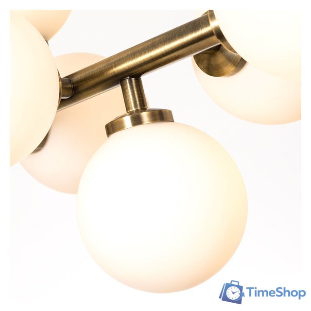 Люстра средней высоты Arte Lamp Bolla-piccolo A3988SP-12AB - Изображение №3 — Интернет-магазин Time-Shop