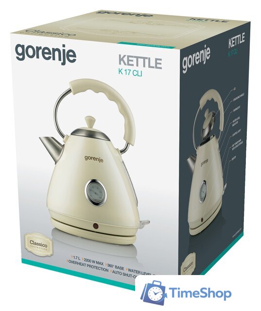 Электрический чайник Gorenje K17CLI - Изображение №6 — Интернет-магазин Time-Shop