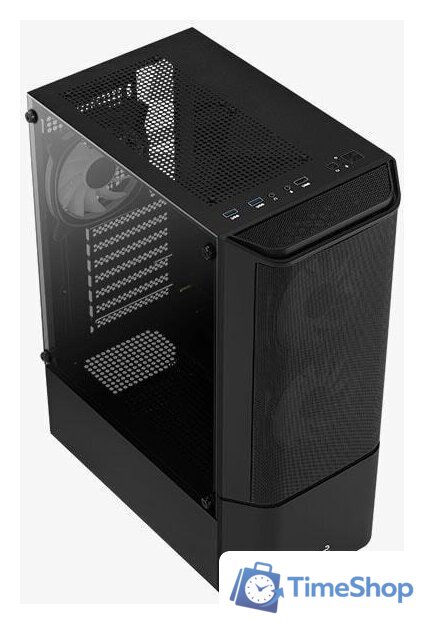 Корпус AeroCool Quantum Mesh Mesh-G-BK-v2 - Изображение №6 — Интернет-магазин Time-Shop