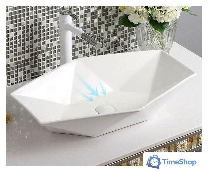 Умывальник Rea Vegas (белый) - Изображение №2 — Интернет-магазин Time-Shop