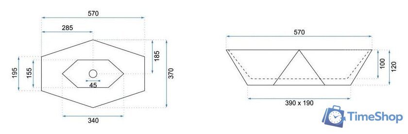 Умывальник Rea Vegas (белый) - Изображение №4 — Интернет-магазин Time-Shop