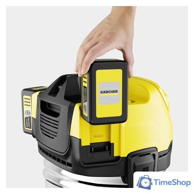 Пылесос Karcher WD 4-18 S Dual Battery Set 1.628-626.0 - Изображение №2 — Интернет-магазин Time-Shop