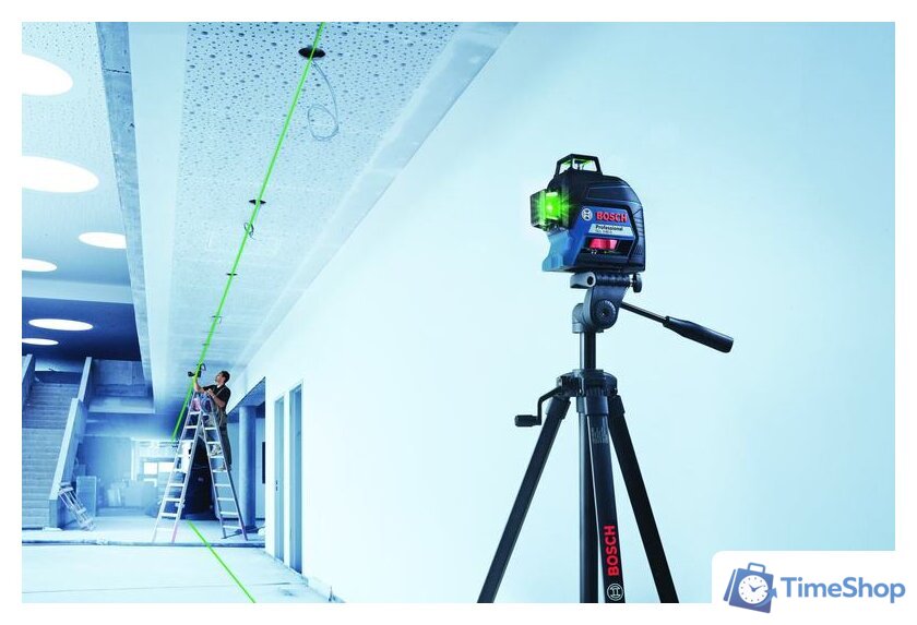 Лазерный нивелир Bosch GLL 3-80 G Professional 0601063Y00 (кейс, лазерная мишень) - Изображение №5 — Интернет-магазин Time-Shop