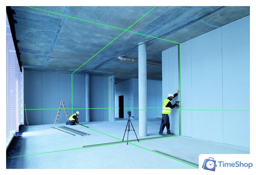 Лазерный нивелир Bosch GLL 3-80 G Professional 0601063Y00 (кейс, лазерная мишень) - Изображение №4 — Интернет-магазин Time-Shop