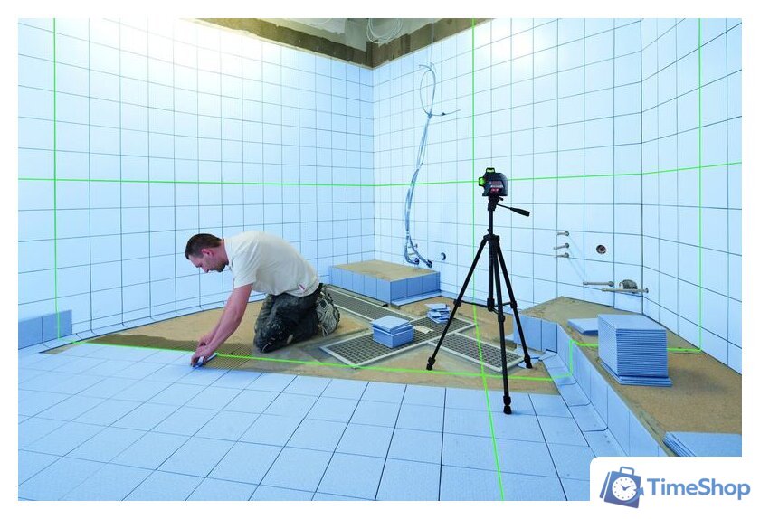 Лазерный нивелир Bosch GLL 3-80 G Professional 0601063Y00 (кейс, лазерная мишень) - Изображение №6 — Интернет-магазин Time-Shop