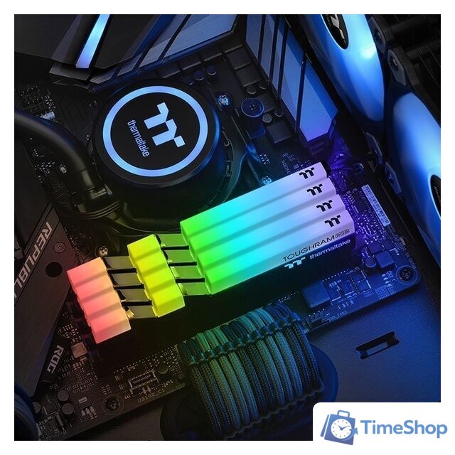 Оперативная память Thermaltake ToughRam RGB 2x16GB DDR4 PC4-28800 R009D416GX2-3600C18A - Изображение №3 — Интернет-магазин Time-Shop