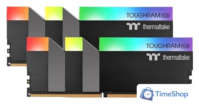 Оперативная память Thermaltake ToughRam RGB 2x16GB DDR4 PC4-28800 R009D416GX2-3600C18A - Изображение №1 — Интернет-магазин Time-Shop