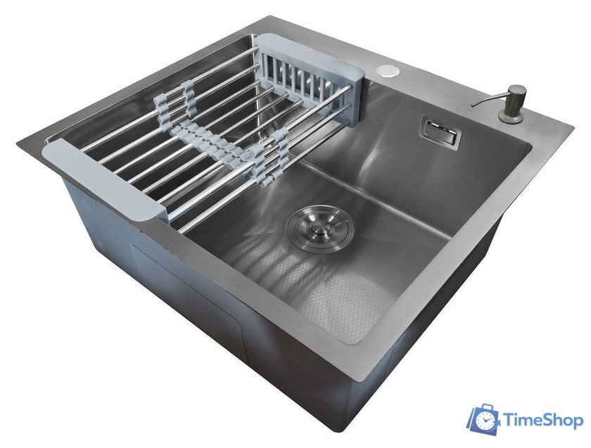 Кухонная мойка Stellar Decor S5050GE-D (серый) - Изображение №6 — Интернет-магазин Time-Shop