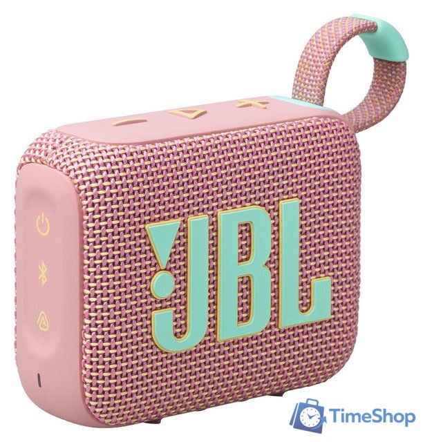 Беспроводная колонка JBL Go 4 (розовый) - Изображение №1 — Интернет-магазин Time-Shop