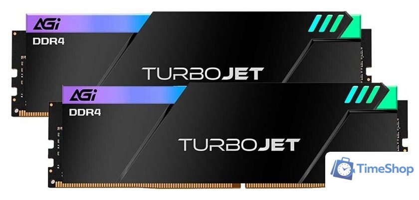 Оперативная память AGI Turbojet RGB 2x8ГБ DDR4 3600 МГц AGI3EPC08UD848 - Изображение №1 — Интернет-магазин Time-Shop