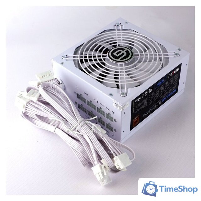 Блок питания Ginzzu MC600 (белый) - Изображение №1 — Интернет-магазин Time-Shop